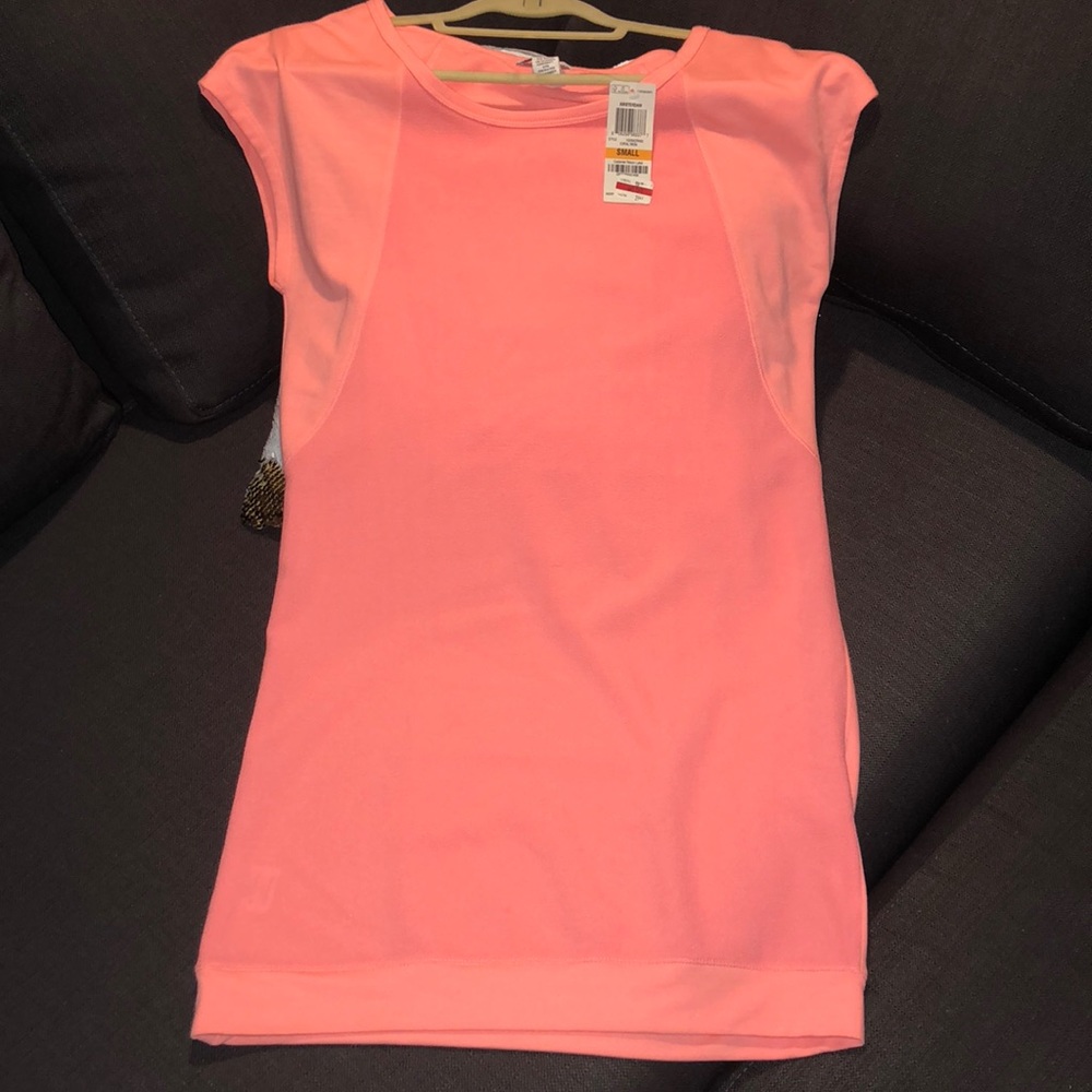 Coral dress, knee high length